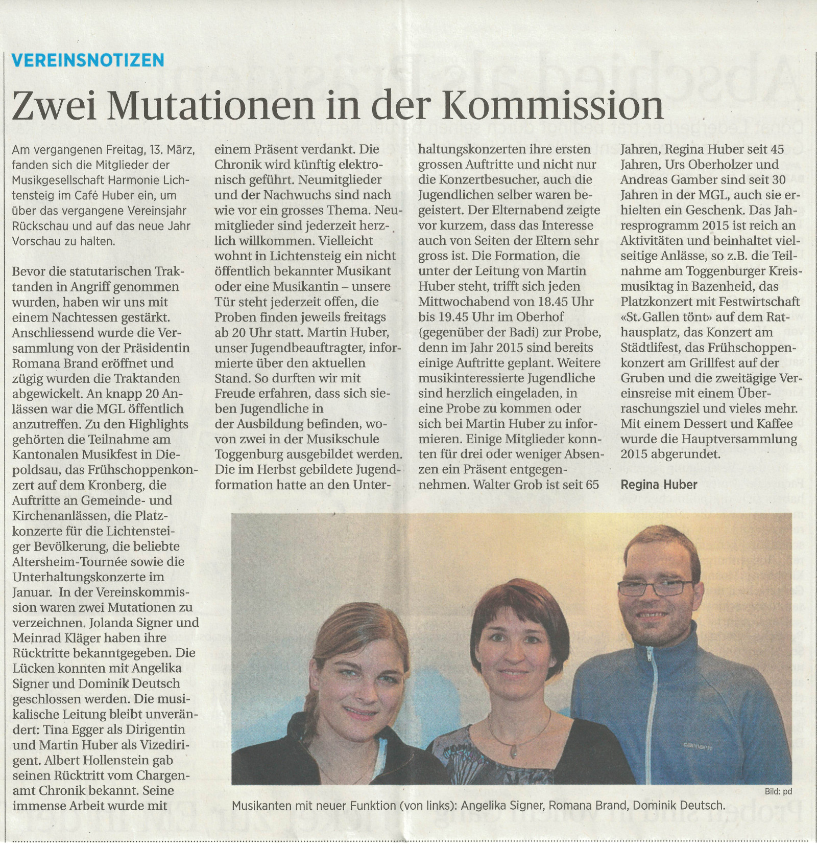 Alttoggenburger vom 19.3.2015